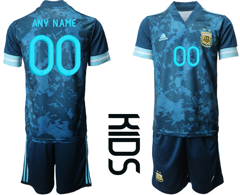 Youth 2020-2021 Season National team Argentina awya blue customized Soccer Jersey